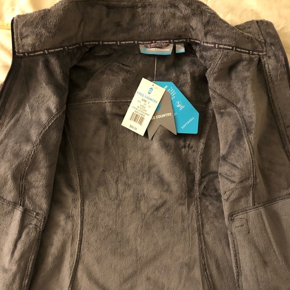 Free Country Soft Shell Zip Jacket Large NWT - Picture 3 of 5
